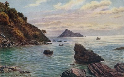 The Thatcher Rock, Torquay by Alfred Robert Quinton